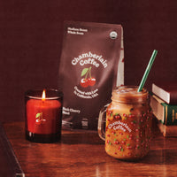 black cherry coffee gift set